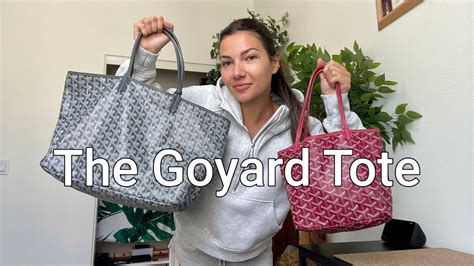 goyard bag street style|goyard tote bag size comparison.